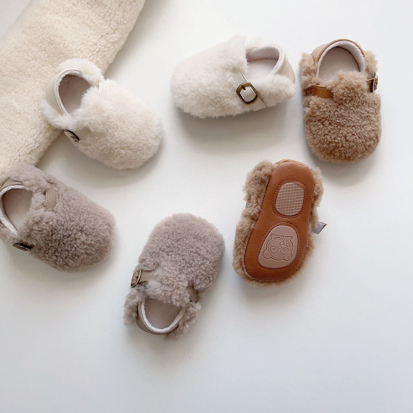 Baby Cozy Fleece Walking Shoes