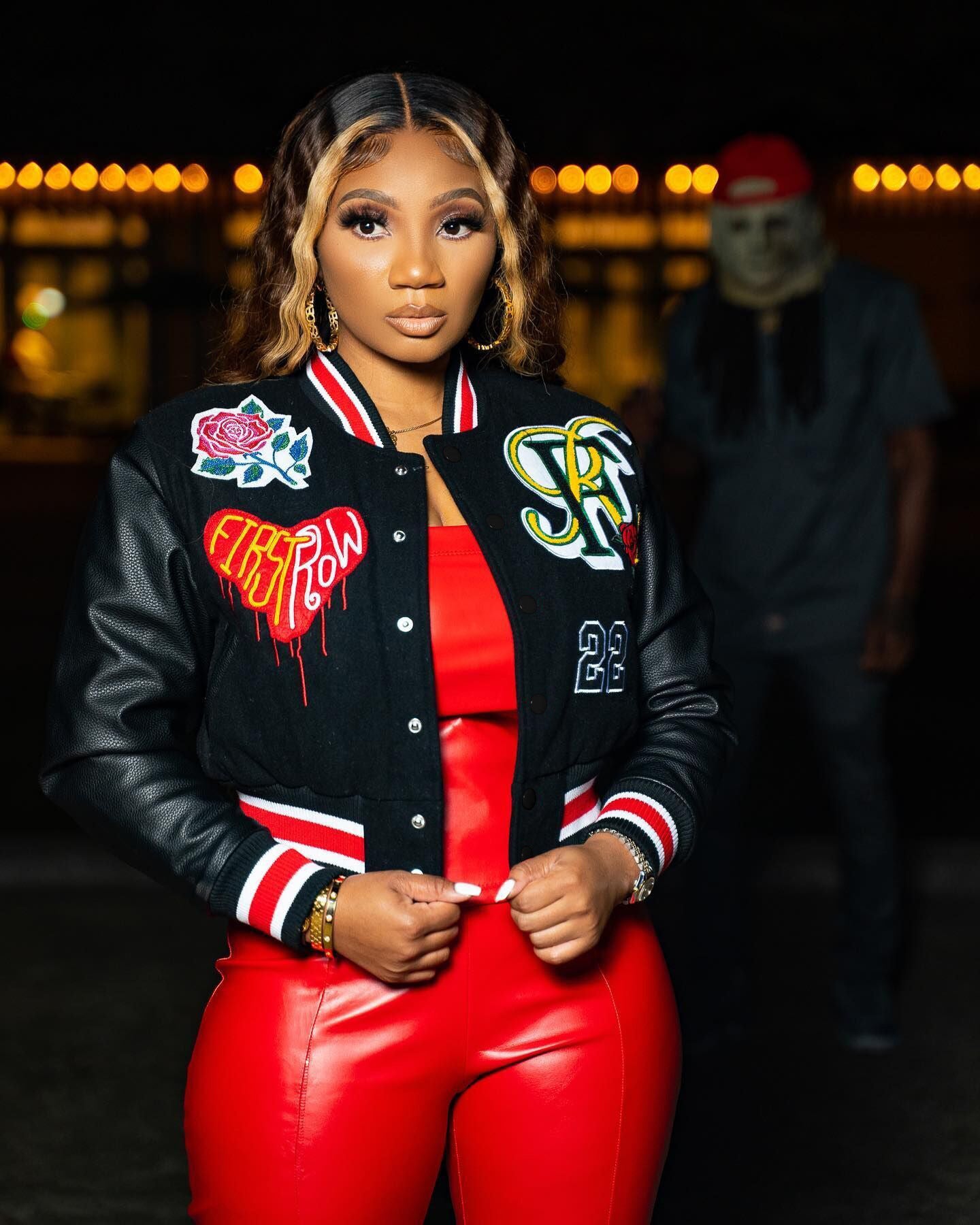 Short Locomotive Style Printed Longfengni Thick Coat Clip