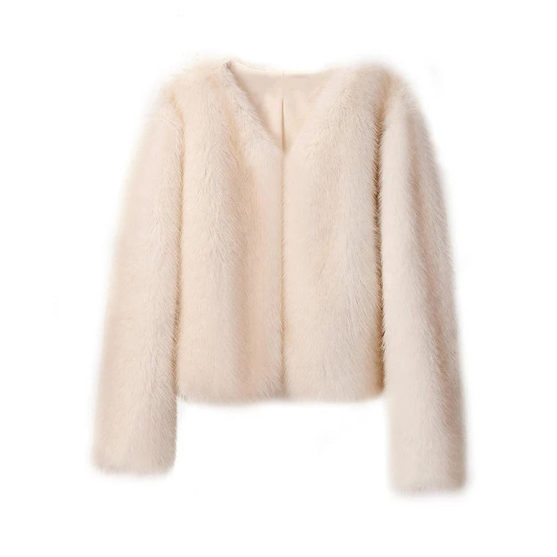 Ms Short Tokas Fur Casual Women's Coat