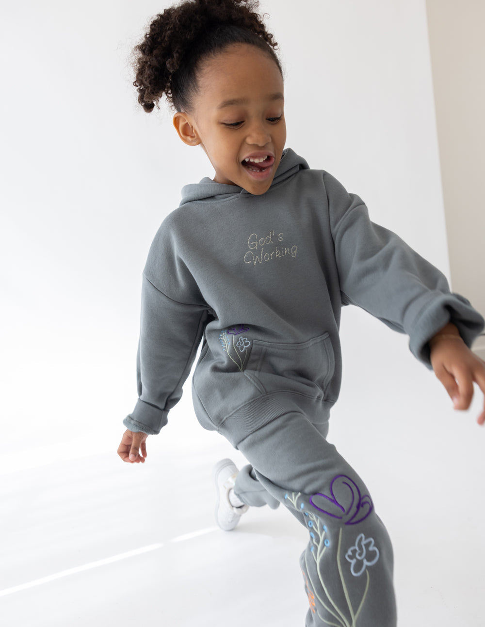 Miss God's Still Working Kids Hoodie