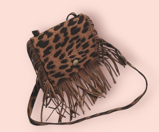 Leopard Print Crossbody Purse