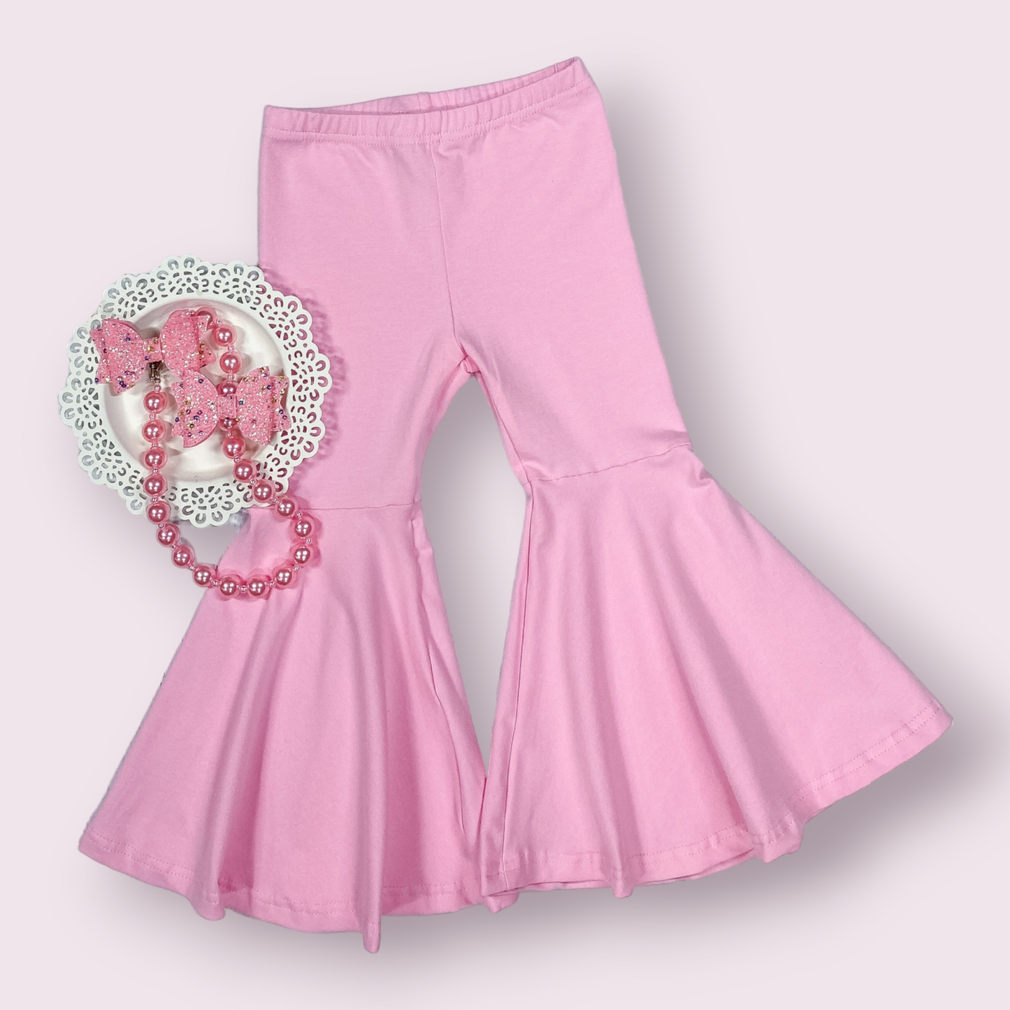 Miss Pink Bell Bottom Pants