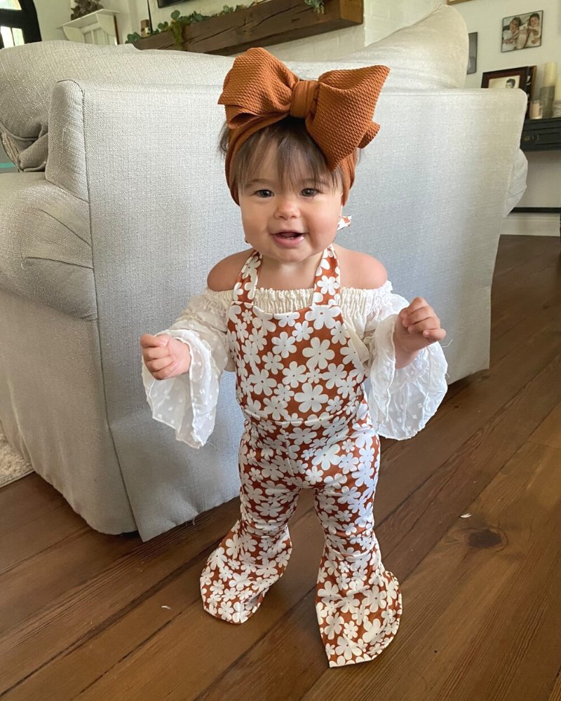 Miss Andi Pleated Bell Bottom Jumpsuit