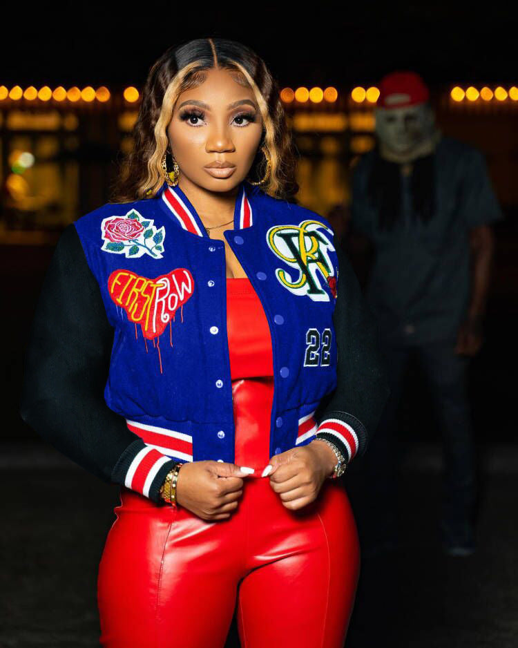 Short Locomotive Style Printed Longfengni Thick Coat Clip