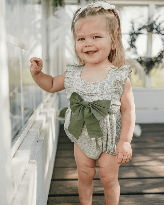 Miss Indie Bow Front Bubble Romper