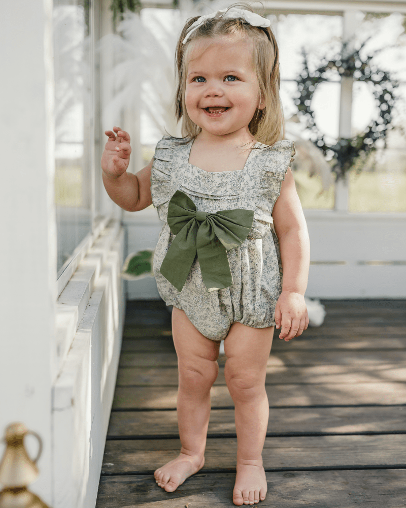 Miss Indie Bow Front Bubble Romper