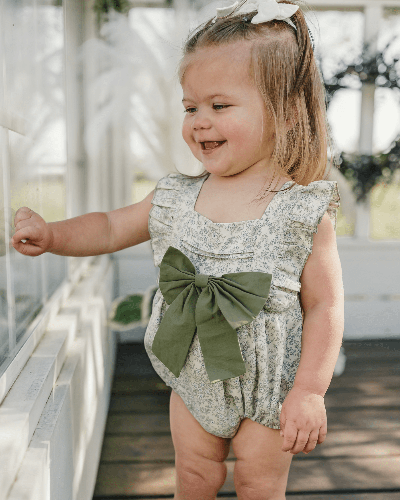 Miss Indie Bow Front Bubble Romper