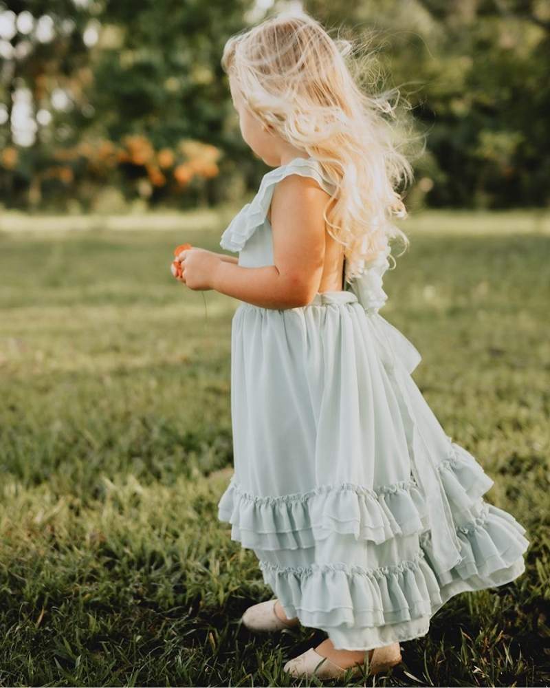 Mommy and Me Nellie Ruffle Maxi Dress