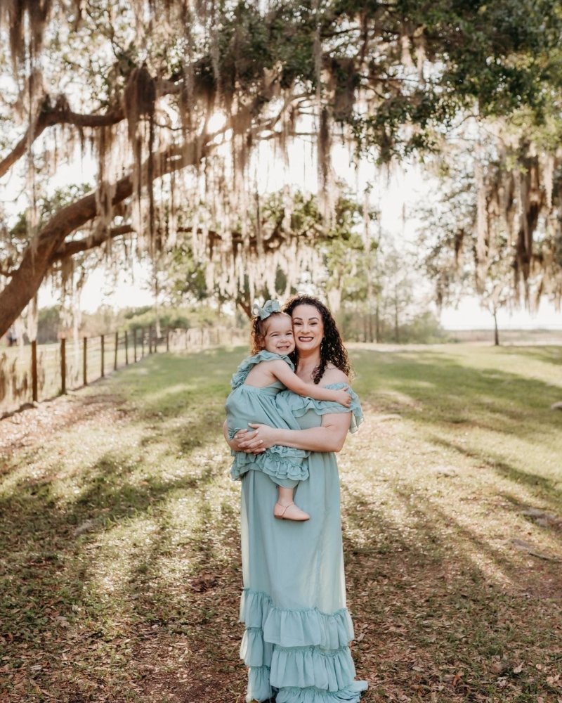 Mommy and Me Nellie Ruffle Maxi Dress