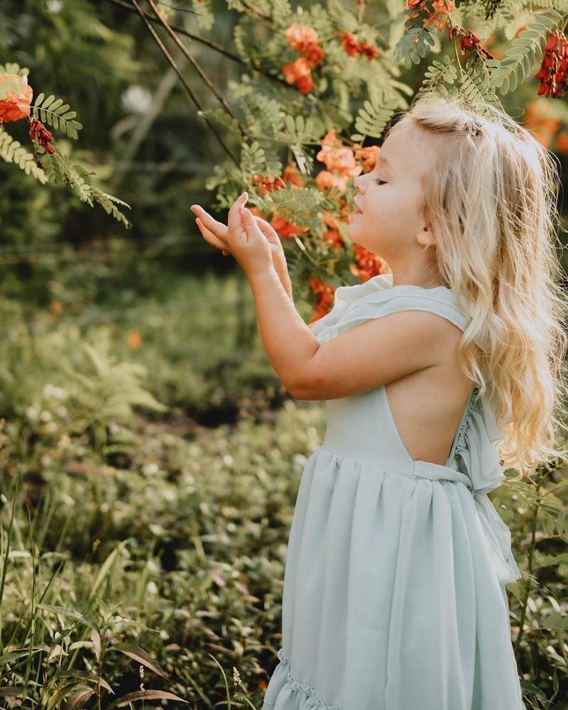 Mommy and Me Nellie Ruffle Maxi Dress