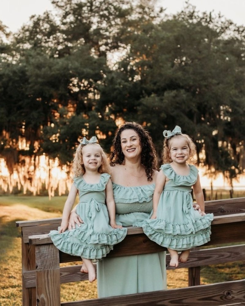 Mommy and Me Nellie Ruffle Maxi Dress