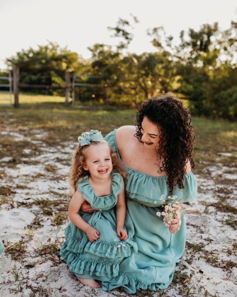 Mommy and Me Nellie Ruffle Maxi Dress