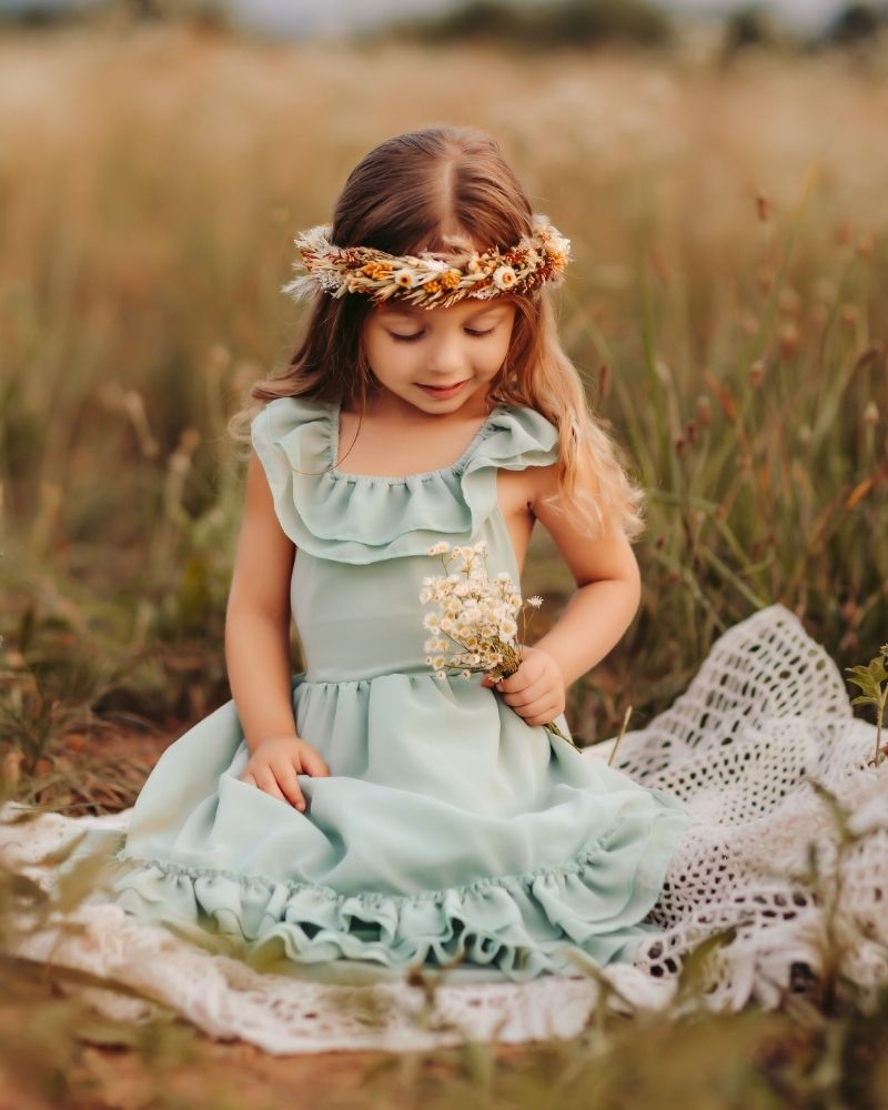 Mommy and Me Nellie Ruffle Maxi Dress