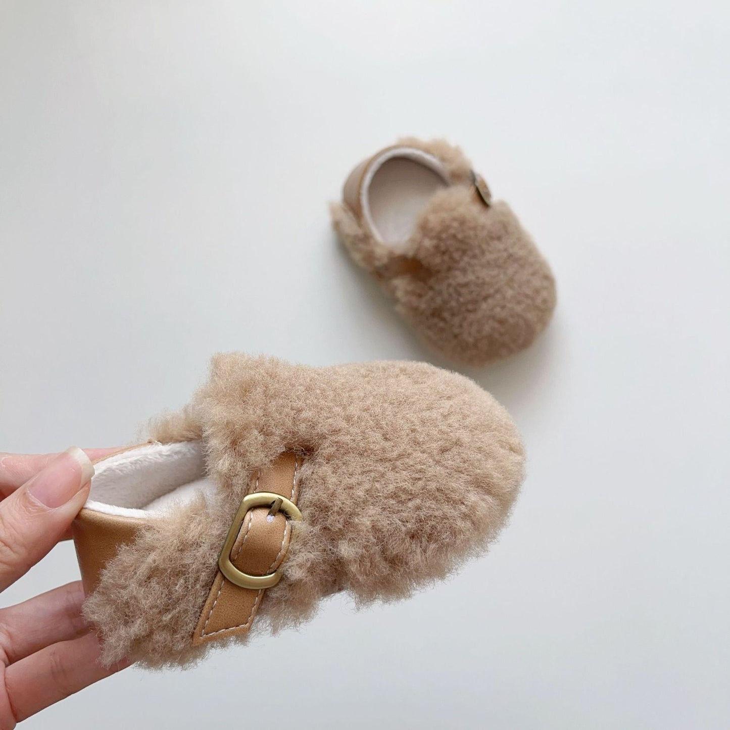 Baby Cozy Fleece Walking Shoes