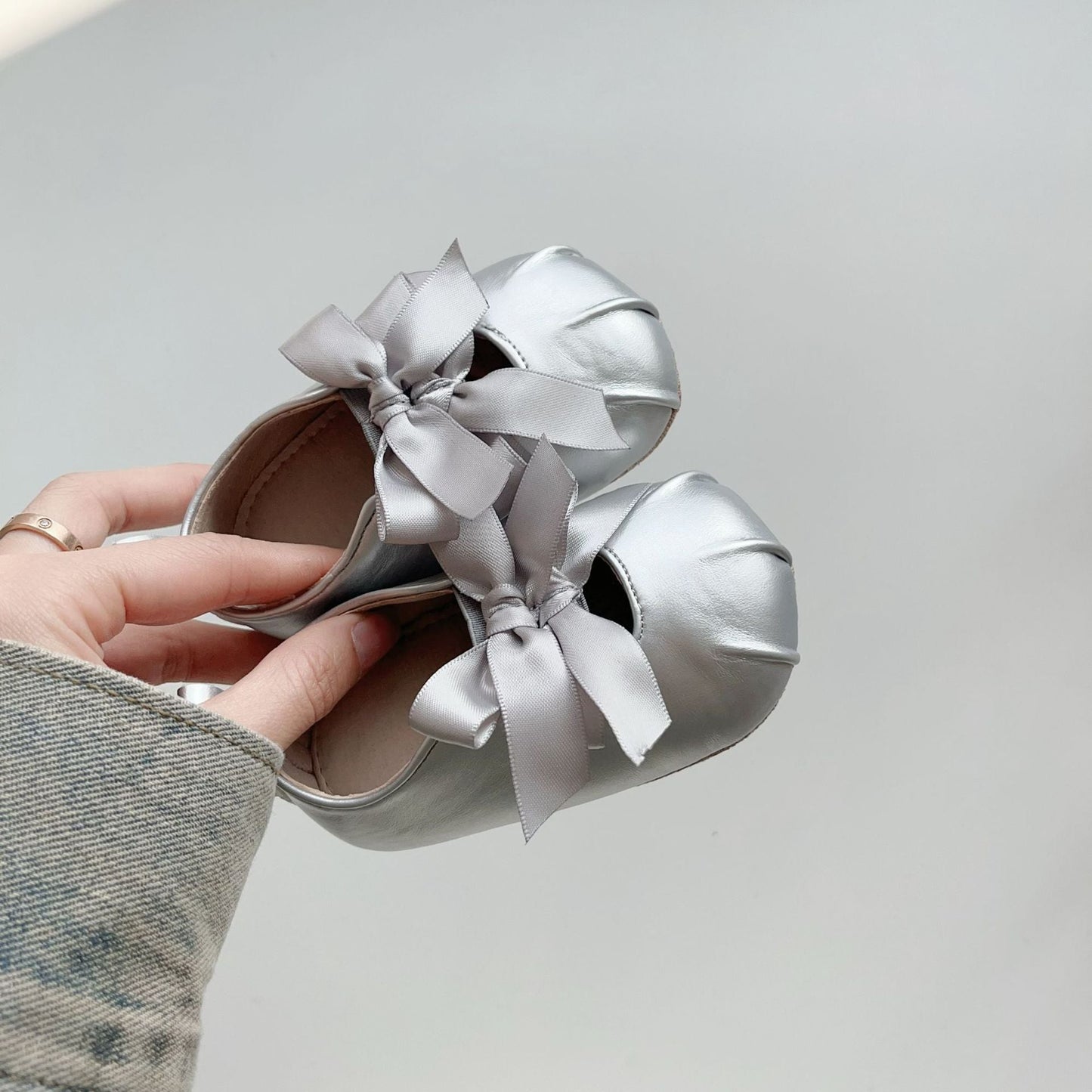 Baby Girl Fashion Butterfly-Bow Pattern Shoes