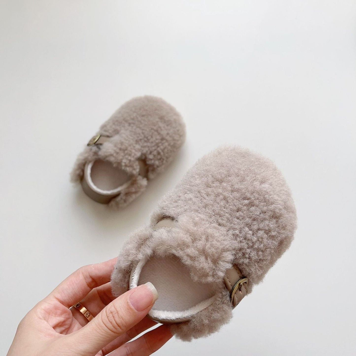 Baby Cozy Fleece Walking Shoes