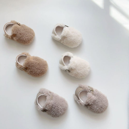 Baby Cozy Fleece Walking Shoes