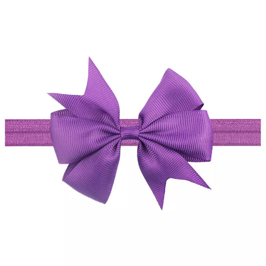 Purple Color Bow Headband