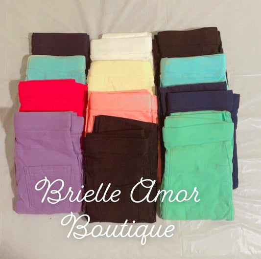 Slim Elastic Jegging Girl Pants (8 Colors)