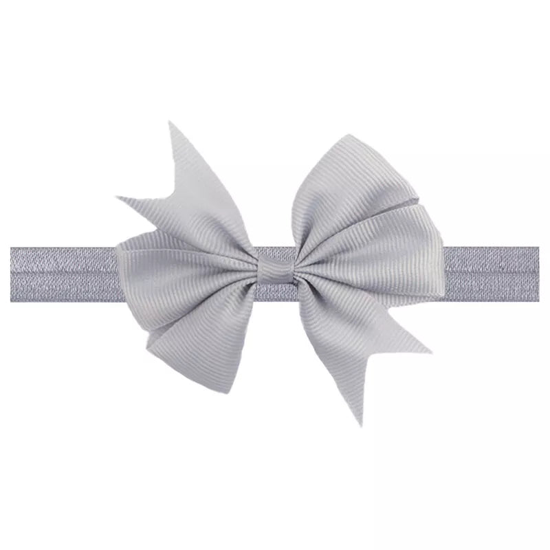 Gray Color Bow Headband